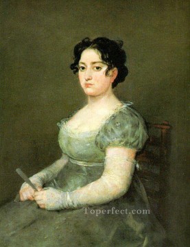 The Woman with a Fan portrait Francisco Goya Oil Paintings